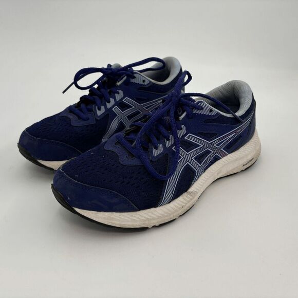 Asics Gel-Contend 8 Women Sz 8 Blue Athletic Low Running Sneakers Shoes 1012B320 - Picture 1 of 9